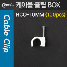 케이블 클립 100pcs 고정 못형 BOX 10mm 케이블 타이