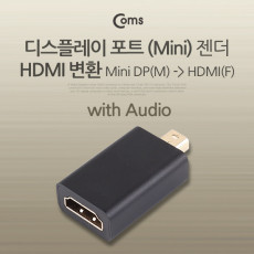 미니 디스플레이포트 to HDMI 변환젠더 컨버터 Mini DP M to HDMI F DisplayPort