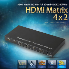 HDMI 선택기 4:2 매트릭스 4K 3D HDCP