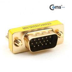 모니터 젠더 15Pin VGA 연장 D-SUB RGB 3열 GOLD Metal