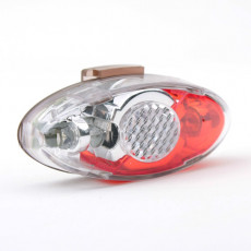 자전거 안전 점멸기 4LED 후미등 후방 부착 LED 램프 라이트