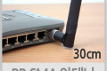 RP-SMA 안테나 WiFi 증폭 10dBi 30cm