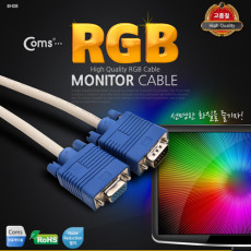 보급형 모니터 RGB VGA D-SUB 연장 케이블 1.8M 2M - M F 타입