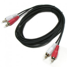 RCA 2선 케이블 음성 2RCA M M 3M