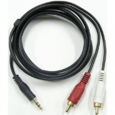 스테레오 RCA 2선 케이블 3극 AUX Stereo 3.5 M to 2RCA M 30M
