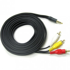 스테레오 RCA 3선 케이블 4극 AUX Stereo 3.5 M to 3RCA M 2M