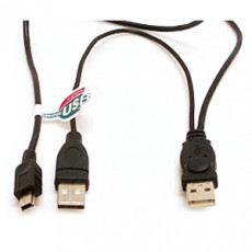 USB Mini 5Pin 케이블 Y형 Mini 5P M USB 2.0A M x2 미니 5핀