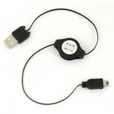 USB Mini 5Pin 자동감김 케이블 60cm Mini 5P M USB 2.0A M 미니 5핀