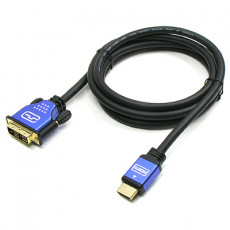 HDMI DVI 케이블 고급형 Blue Metal 1.8m HDMI v.1.3