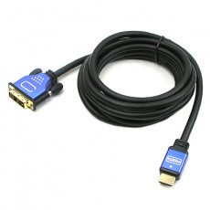 HDMI DVI 케이블 고급형 Blue Metal 3m HDMI v.1.3