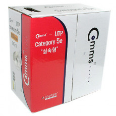 UTP 랜케이블 실속형 CAT5e 박스 회색 305m 랜선 LAN RJ45