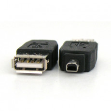 USB 젠더 미니 4핀 - USB 2.0 Type A F USB Mini 4Pin M