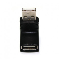 USB 2.0 A 연장젠더 상향꺾임 꺽임