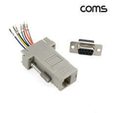 조합 커넥터 RJ45 F DB9 F - 콘솔 단자 연결