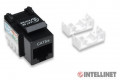 Intellinet 키스톤잭 Cat5e black LAN RJ45