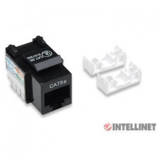 Intellinet 키스톤잭 Cat5e black LAN RJ45