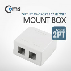 Mount 마운트 박스 2Port - Case Only 키스톤잭 별도 구매