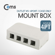 Mount 마운트 박스 4Port - Case Only 키스톤잭 별도 구매