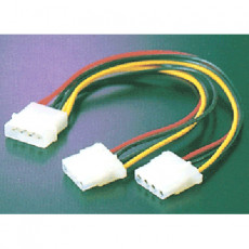 IDE 전원 2분배 젠더 케이블 12V Y형 IDE 4P IDE 4Px2