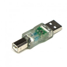 USB LED 젠더 청색 -USB 2.0 type A M B M