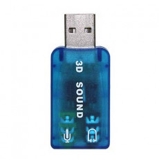 USB 사운드카드 5.1채널 오디오 컨버터 입출력 포트