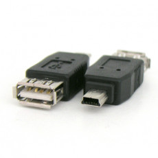 U9387 USB 2.0 Type A젠더 - 미니 5핀 mini 5Pin M USB A타입 F