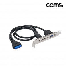 USB 포트 19Pin 20Pin to USB 3.0A C타입 2포트 듀얼젠더